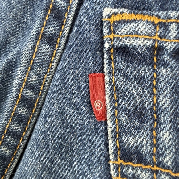 Vintage Levis Jeans Womens Fits 26x30 Blue 501 Butty Fly 90s Denim Made In USA - Picture 9 of 16